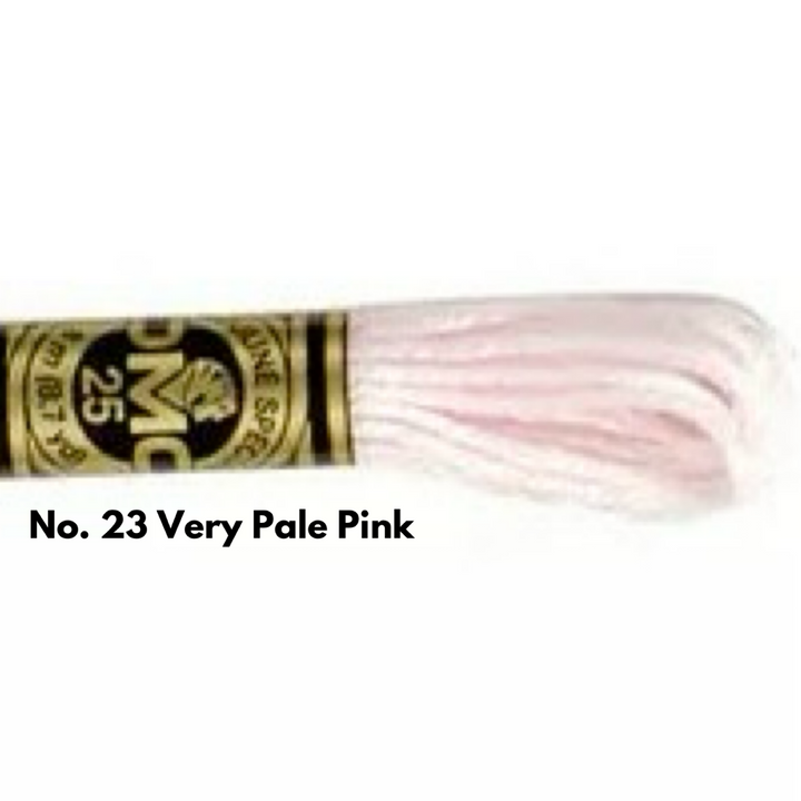 DMC Stranded Cotton Threads No. 23 Very Pale Pink