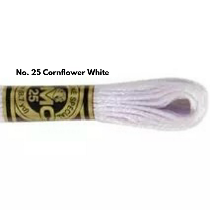 DMC Stranded Cotton Threads No. 25 Cornflower White