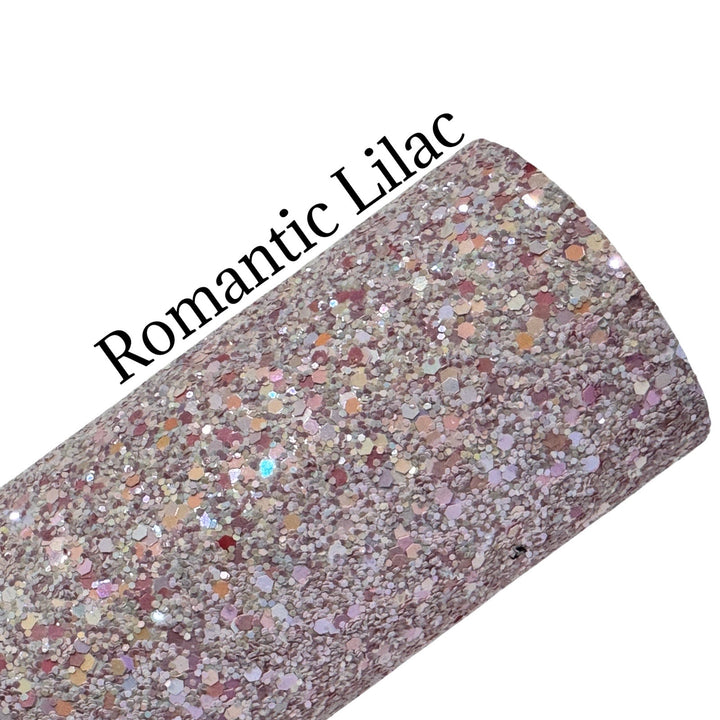 Romantic Lilac Premium Chunky Glitter Leatherette