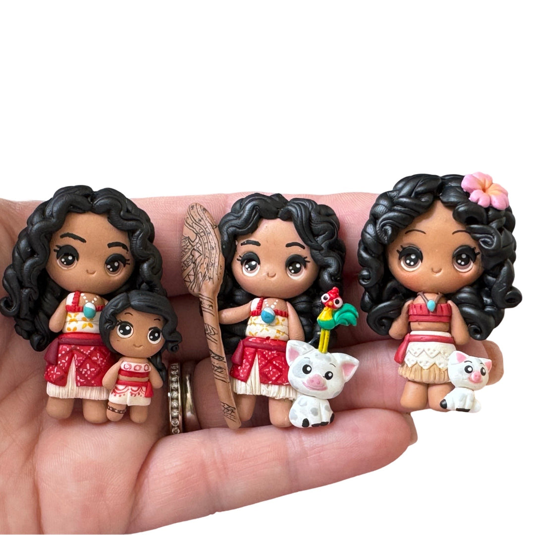 Moana and Simea Bow Clay