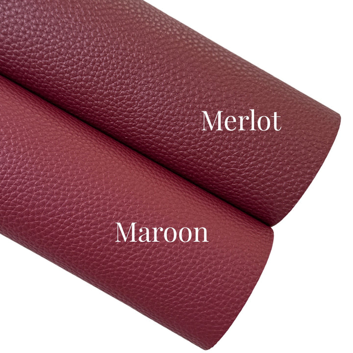 Merlot (Burgundy) Faux Leatherette Sheet