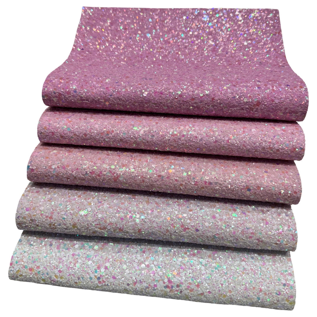Fairy Dust Iridescent Pastel Chunky Glitter Collection Bundle of 15 Shades