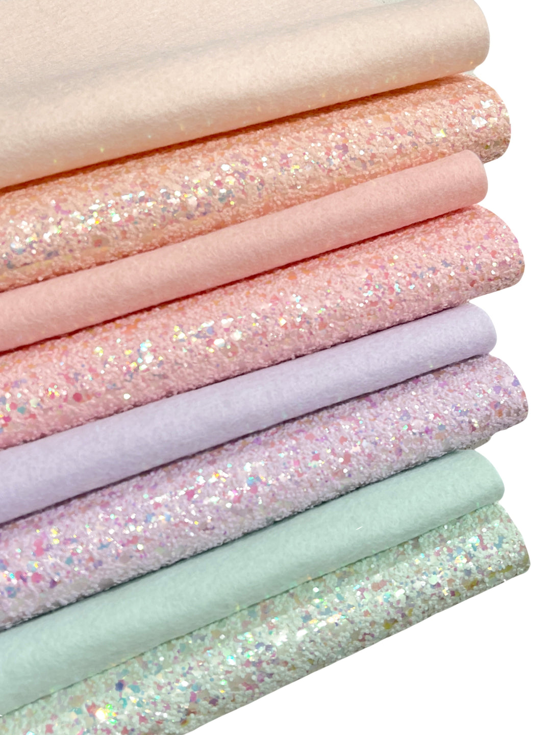 Fairy Dust Iridescent Pastel Chunky Glitter Collection Bundle of 15 Shades
