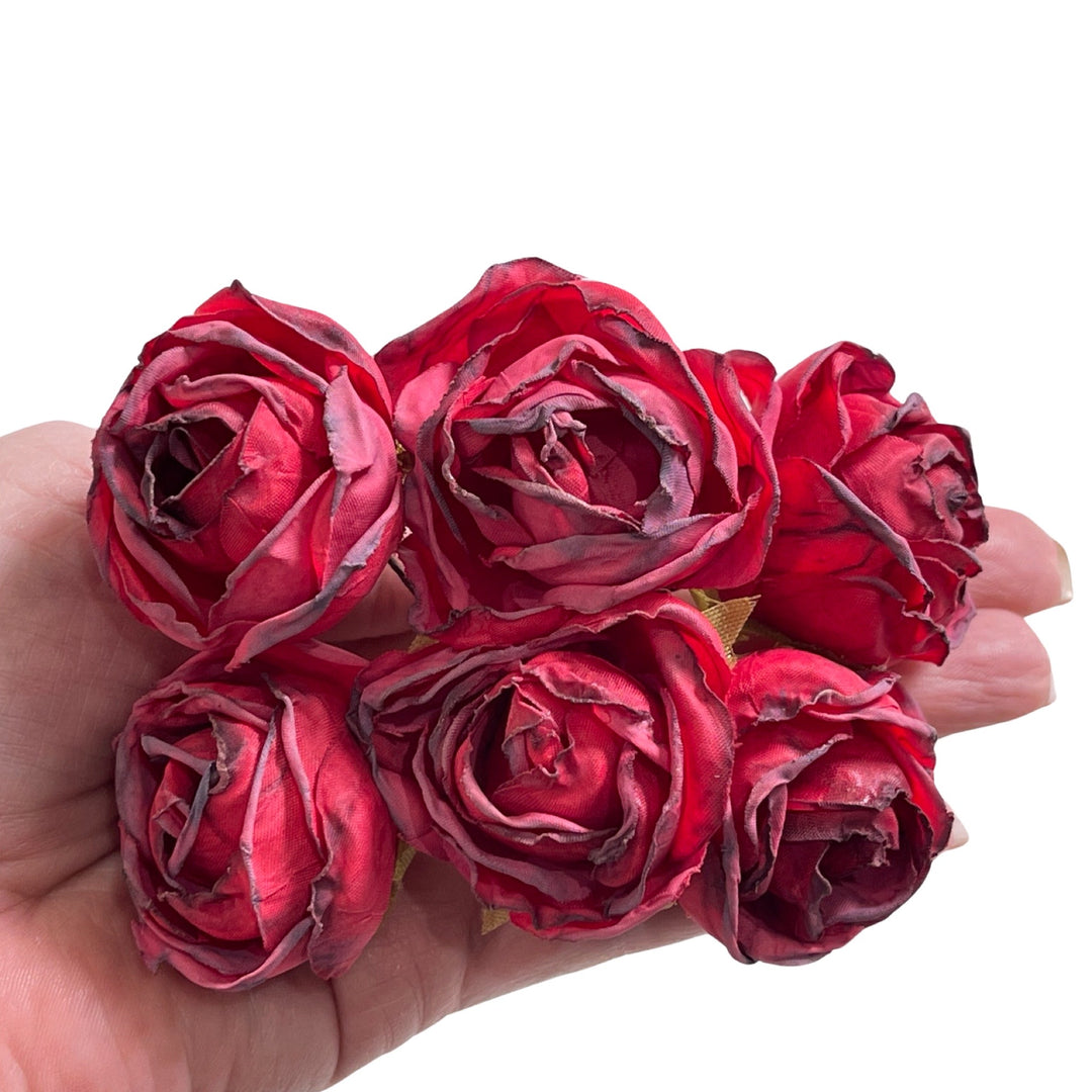 Red Silk Roses