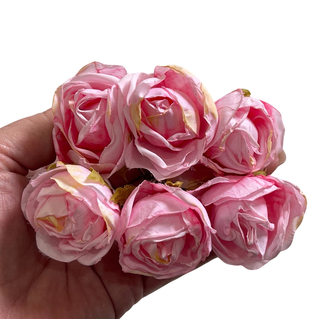 Pink Silk Roses