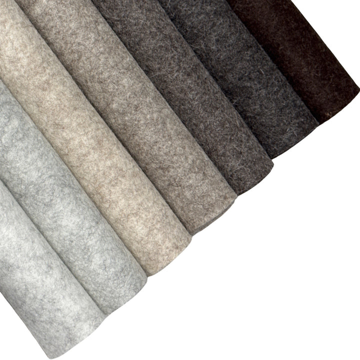 Totally Heather-ed 100% Pure Wool Felt Bundle 12 sheets
