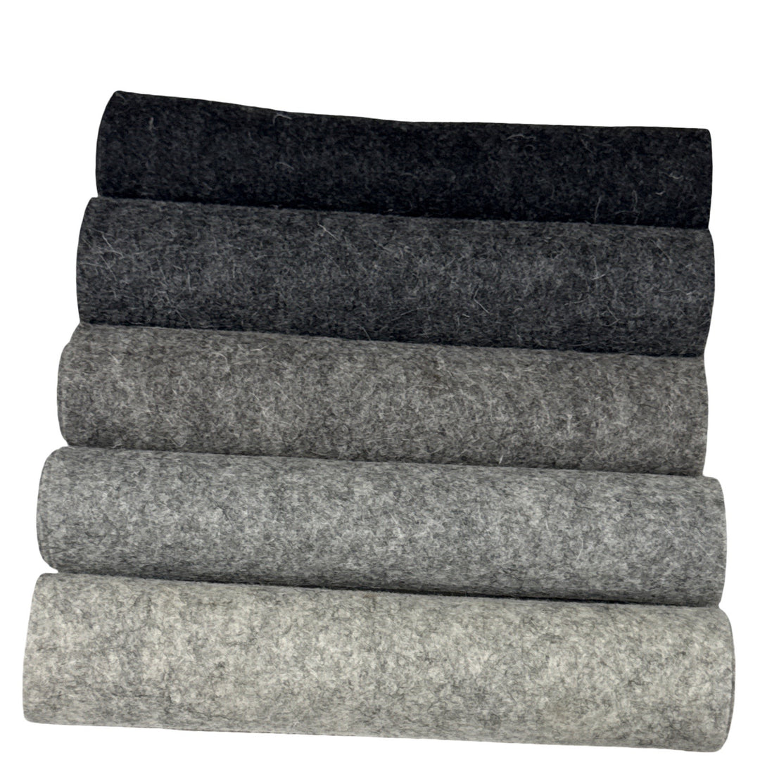Totally Heather-ed 100% Pure Wool Felt Bundle 12 sheets