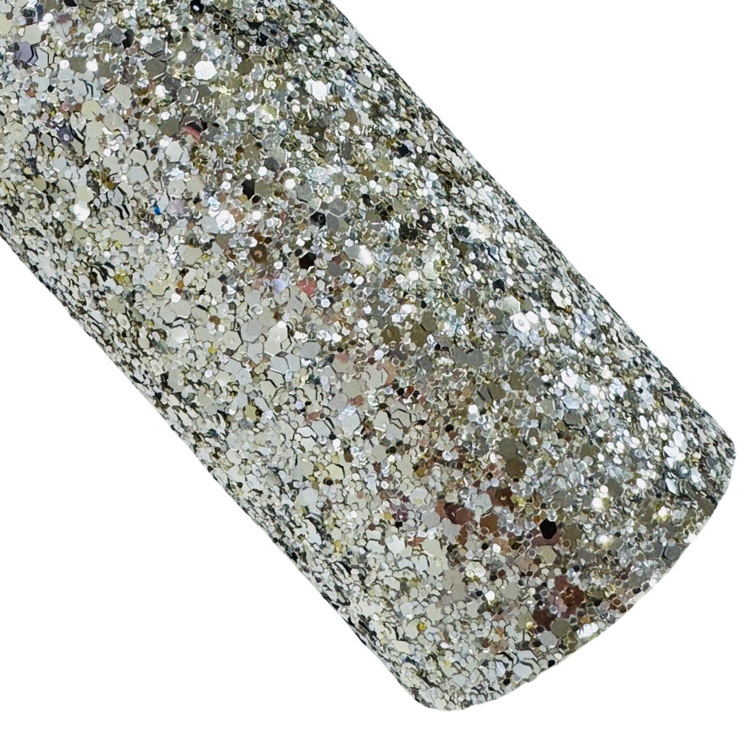 Vintage Glam Chunky Glitter Leather
