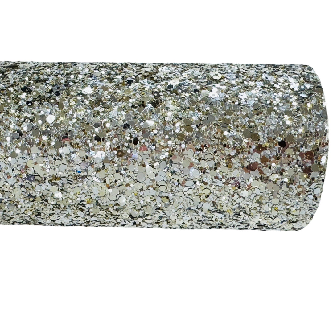 Vintage Glam Chunky Glitter Leather