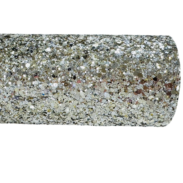 Vintage Glam Chunky Glitter Leather