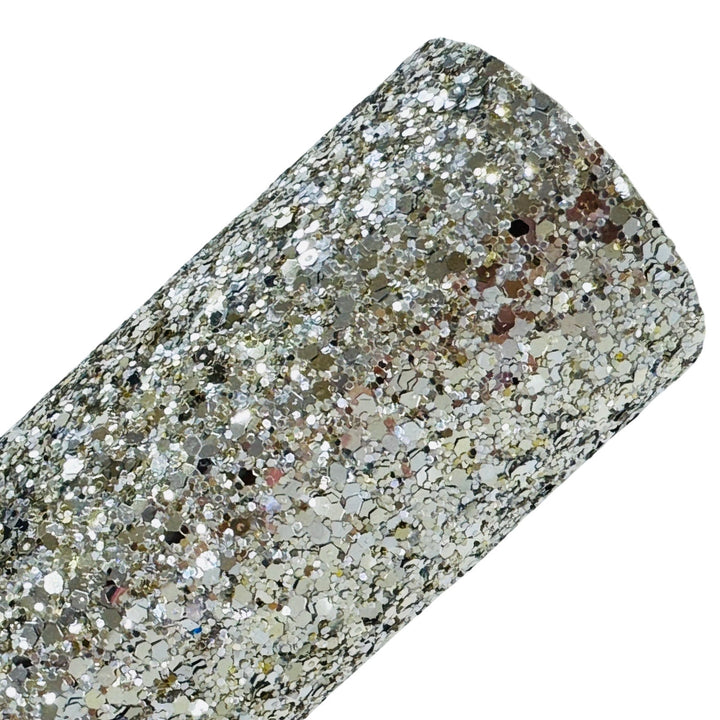 Vintage Glam Chunky Glitter Leather