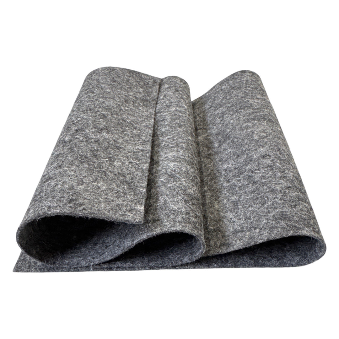 1mm Heather Grey Merino Wool Felt 8 x 11" Sheet - No. G1-7 NEW