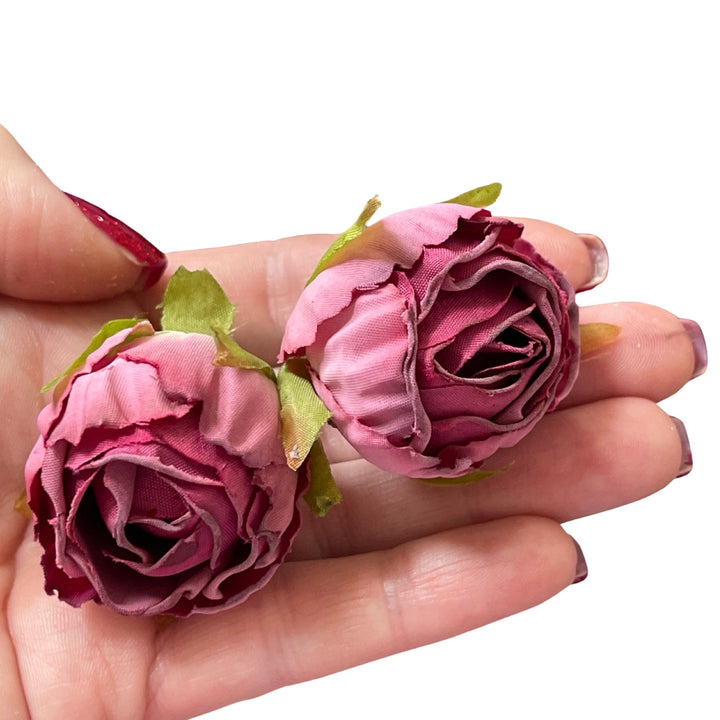 Deep Red Silk Roses