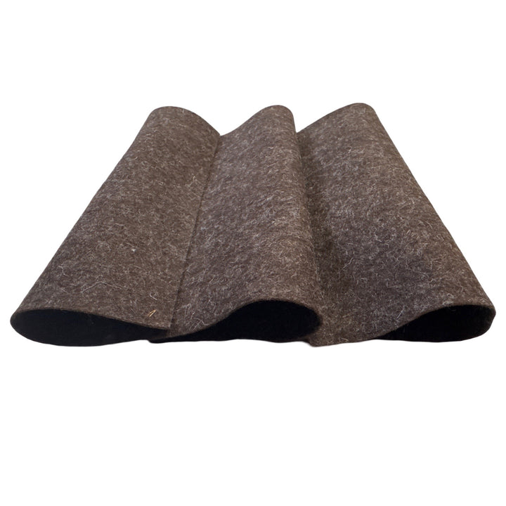 1mm Chocolate Heather Merino Wool Felt 8 x 11" Sheet - No. G1-4