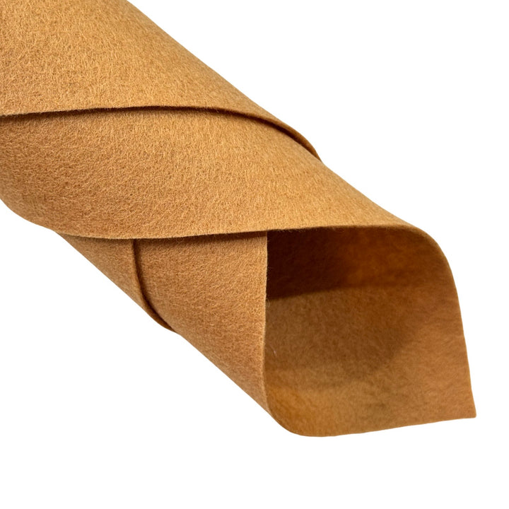 NEW 1mm Light Tan Brown Merino Wool Felt