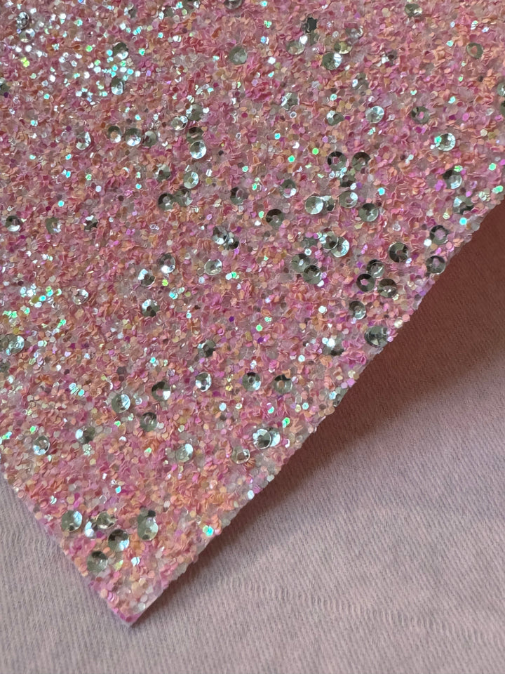 Pink Dancing Ballerina Sequin Glitter