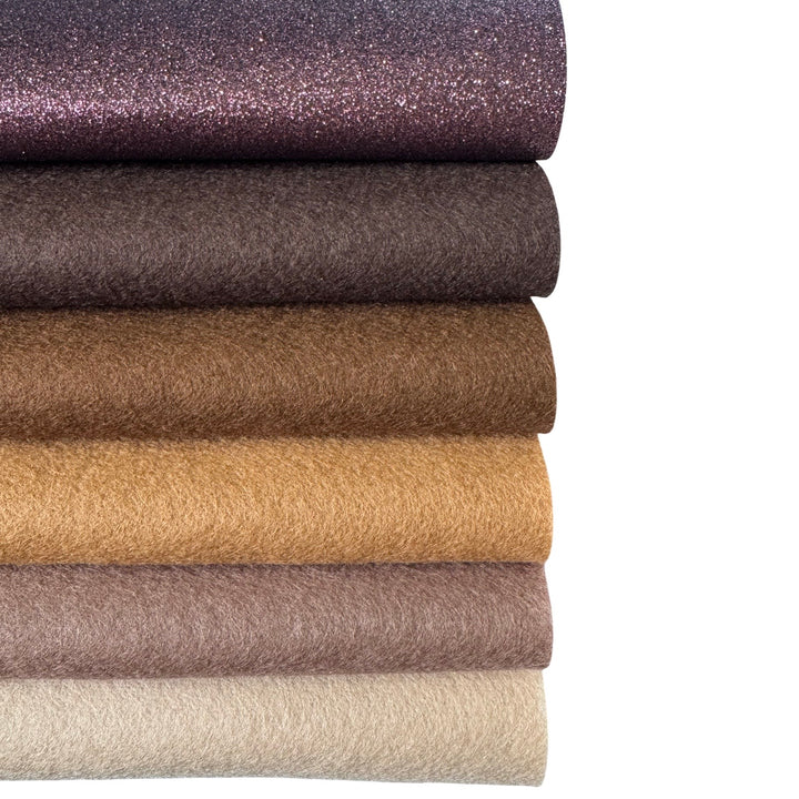 Chocolate Lover Merino Wool Felt Bundle