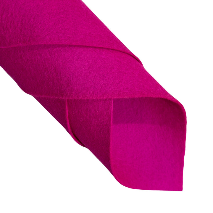 NEW Shocking Pink 100% Merino Wool Felt