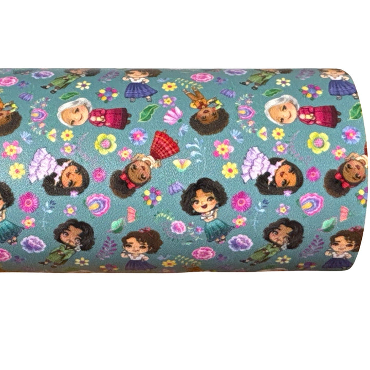 Enchanted Family Floral Leatherette