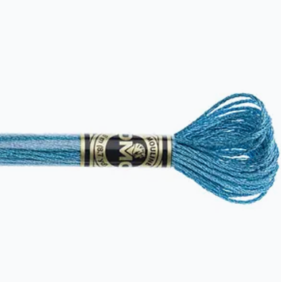 DMC Light Effects Metallic Floss -  CHOOSE YOUR SHADE OF COLOUR