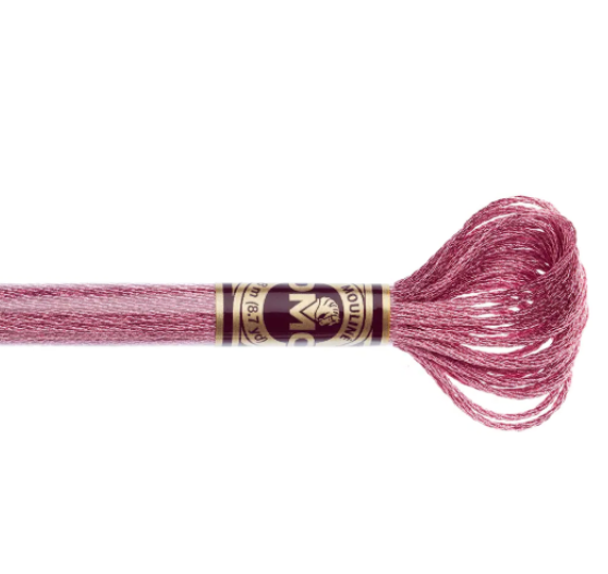 DMC Light Effects Metallic Floss -  CHOOSE YOUR SHADE OF COLOUR