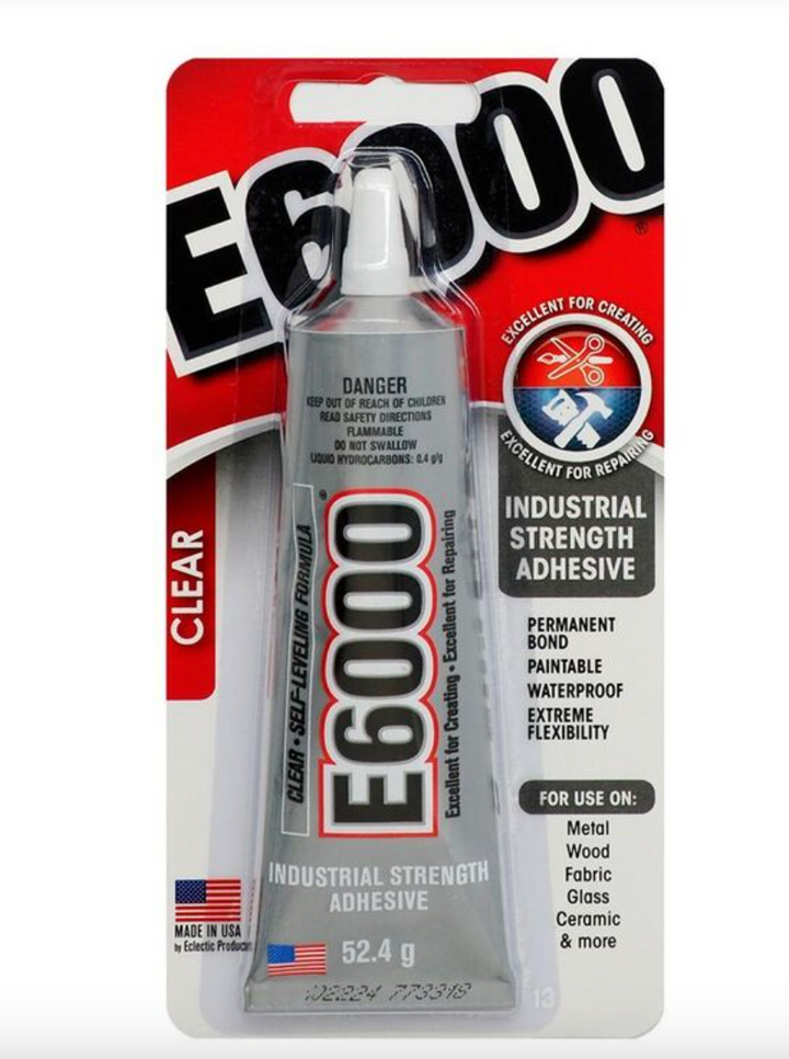 E6000 Clear Adhesive Industrial Strength - 54.2g 2oz (road freight only, no international orders)