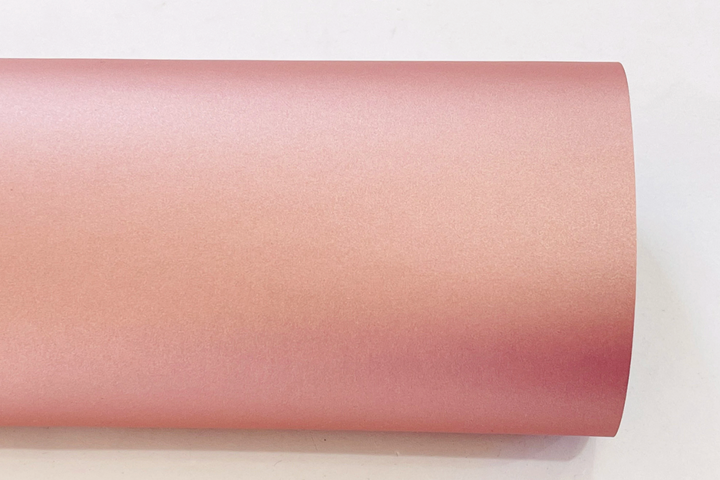 Matte Smooth Rose Pink Leatherette