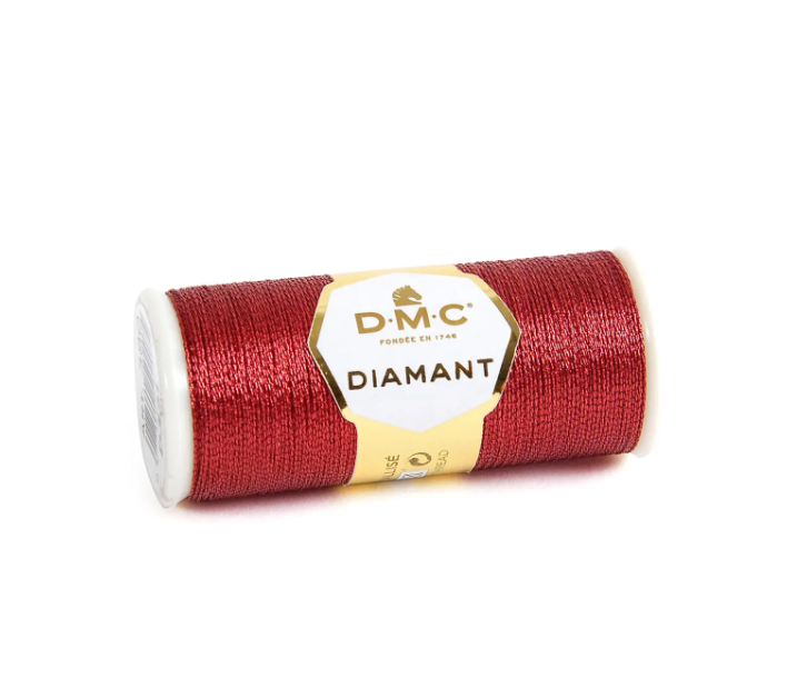 DMC Diamant - Red D321 - Hand Embroidery Thread - 35m