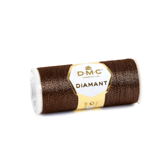 DMC Diamant - Black D310 - Hand Embroidery Thread - 35m