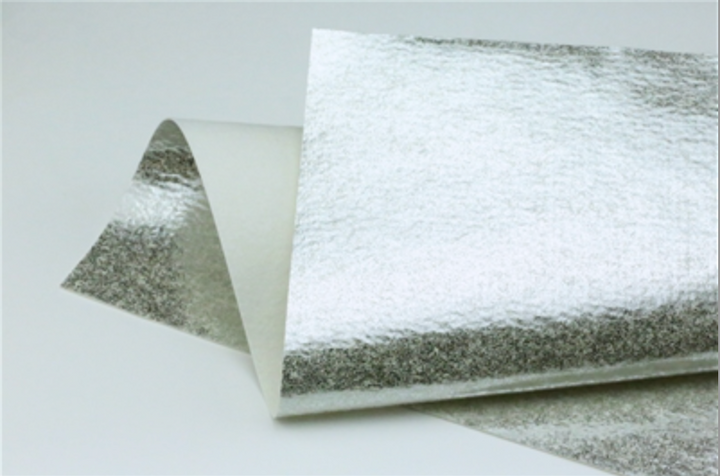 Metallic Silver Felt Merino Wool Felt