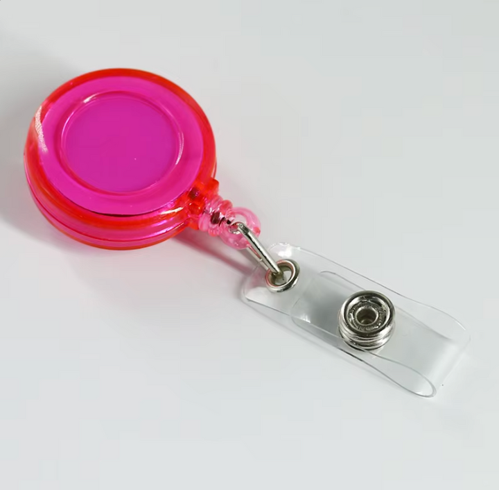 ID Retractable Badge Reels - NEW Choice of 16 colours!