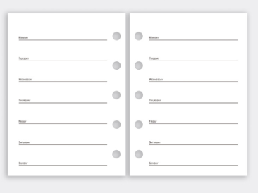 Little Darling Mini Pocket Planner Diary / Notebook Steel Rule Die & Inserts October Preorder