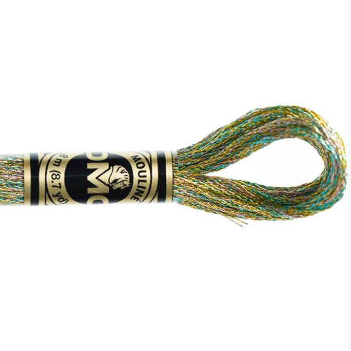 DMC Light Effects Metallic Floss -  CHOOSE YOUR SHADE OF COLOUR