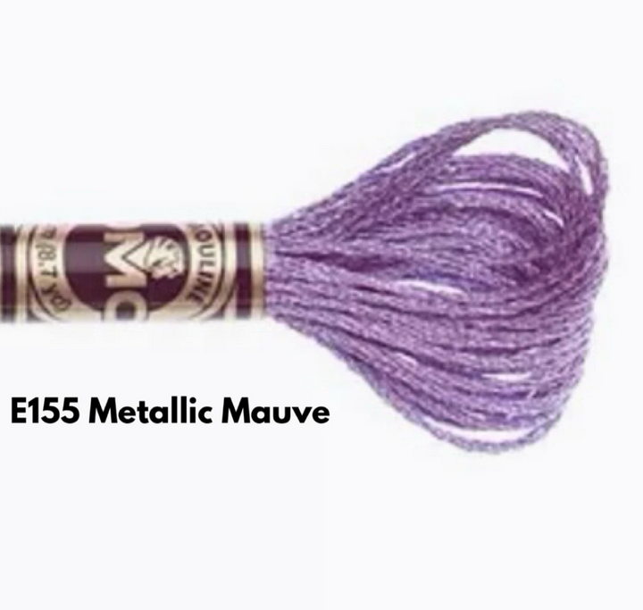 DMC Light Effects Metallic Floss -  CHOOSE YOUR SHADE OF COLOUR