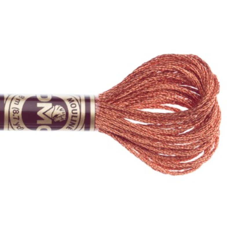 DMC Light Effects Metallic Floss -  CHOOSE YOUR SHADE OF COLOUR