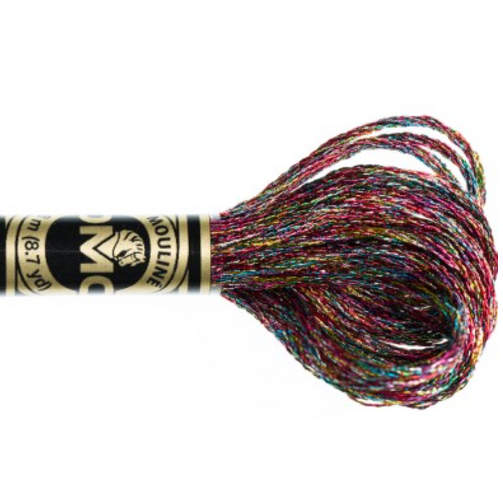 DMC Light Effects Metallic Floss -  CHOOSE YOUR SHADE OF COLOUR