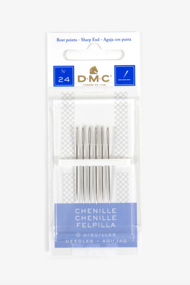 DMC SIZE 24 CHENILLE NEEDLES 6PK