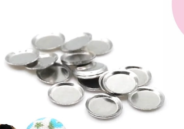 JACKOBINDI Buttons ~ 12mm (1/2 Inch) (Size 20 US) Self Cover Buttons