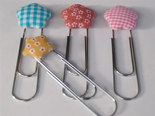 DIY Kit Giant Bookmark/Paperclip Kit with 28mm Buttons - from Jackobindi