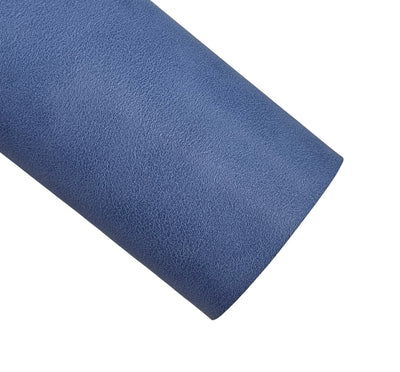 Dusty Blue Smooth Faux Leatherette