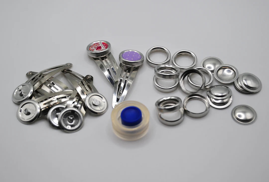 Jackobindis Exclusive 19mm Vintage Bezel Rim Button + Snap clip