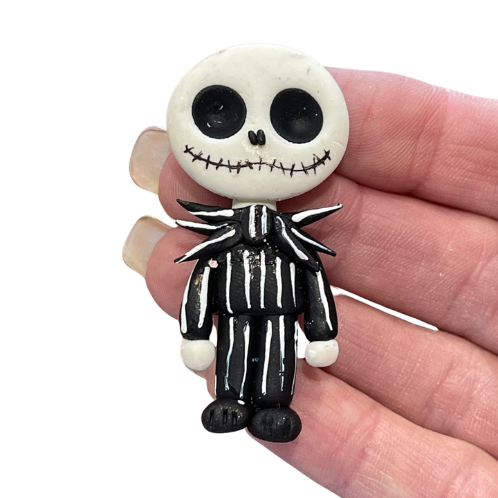 Jack Skellington Bow Clay from our Enchanted Maker