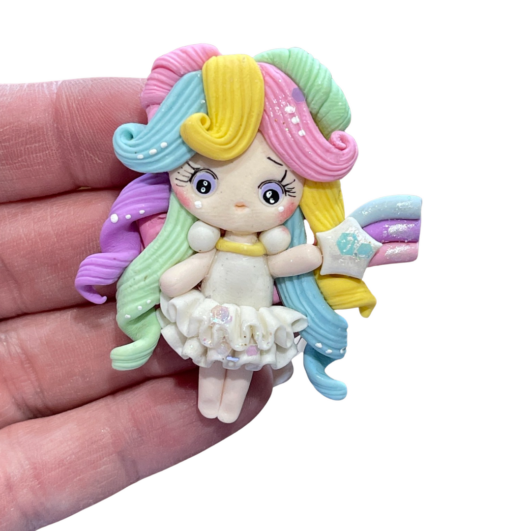 Rainbow Star Girl Clay from our Enchanted Maker