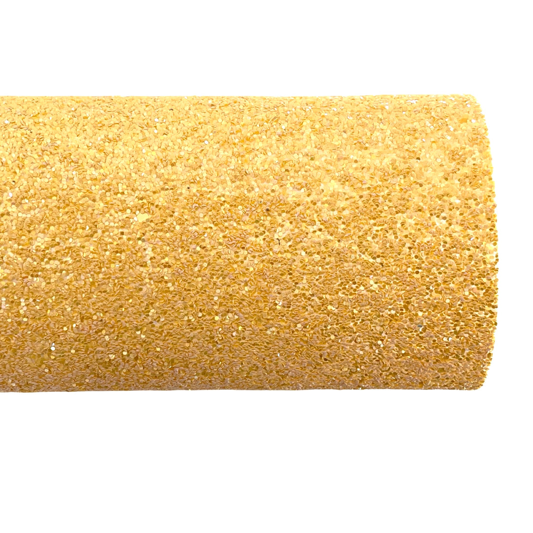 Yellow Belle Chunky Glitter - Smooth Pu Rear