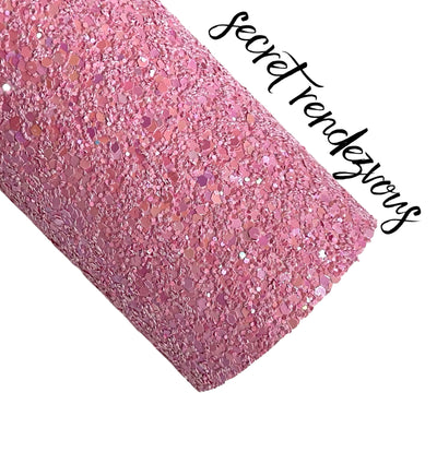 Secret Rendezous Pink Chunky Glitter Sheet