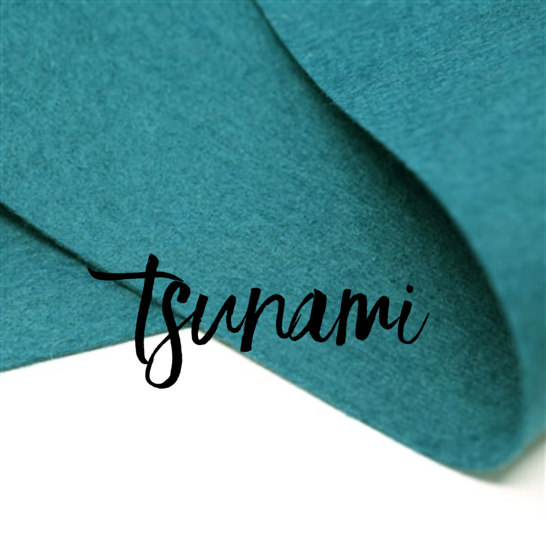 Tsunami 100% Merino Wool Felt - New Colour Release