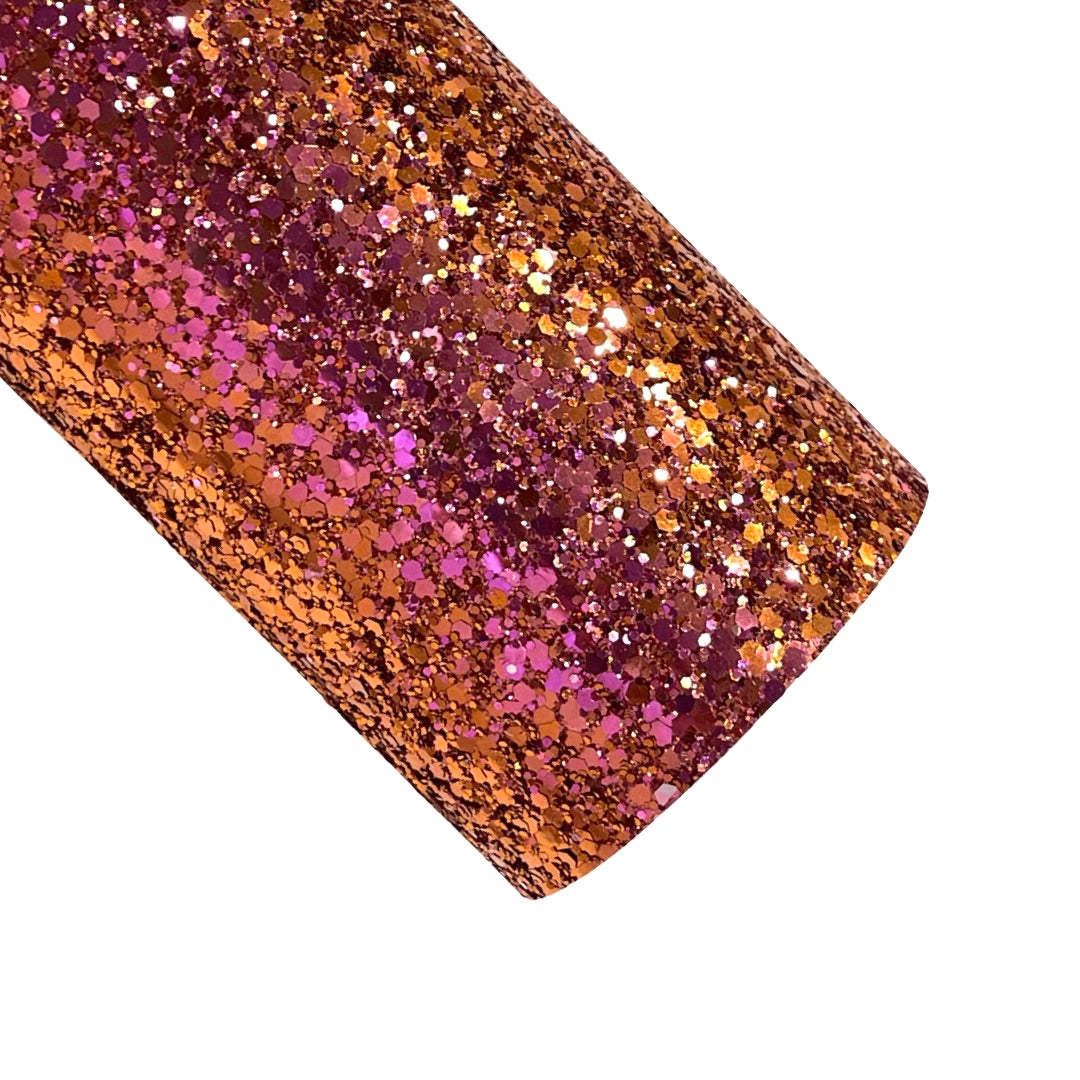 Afterglow Holographic Chunky Glitter Leather