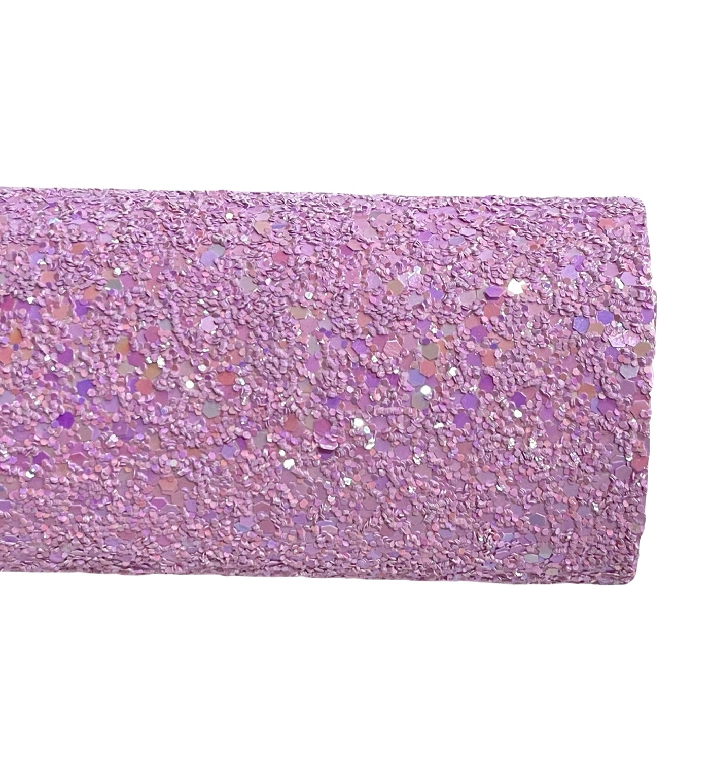 Pastel Purple Chunky Glitter Fabric Sheet