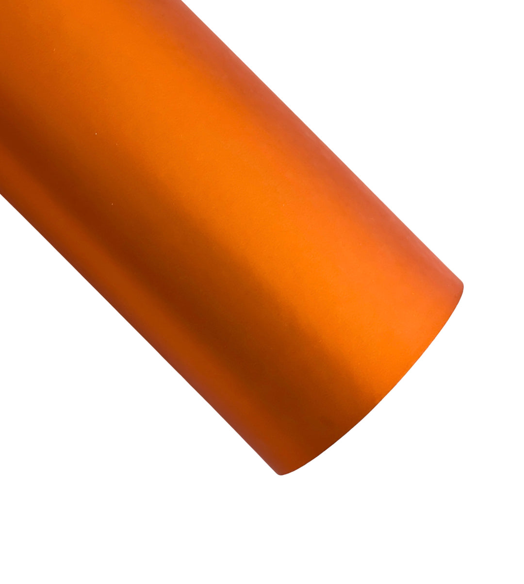 Matte Orange Metallic Leatherette