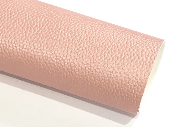 Pale Pink Pearl Faux Leatherette